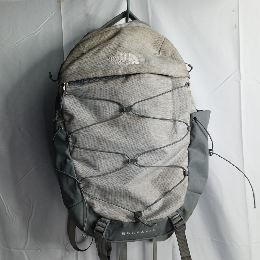 The North Face Borealis Backpack Grey Outdoor Hiking Daypack s12